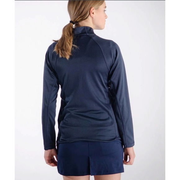 Puma Girls Small Drycell 1/4 Zip Golf Top Blue NWT - Picture 8 of 12